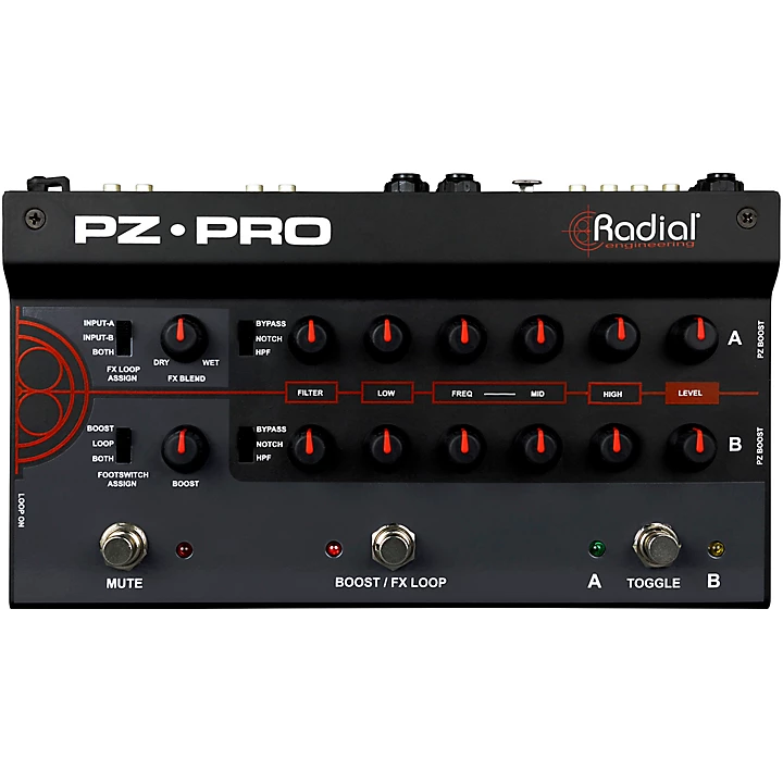 PZ Pro 2 Channel Acoustic Instrumental Preamp