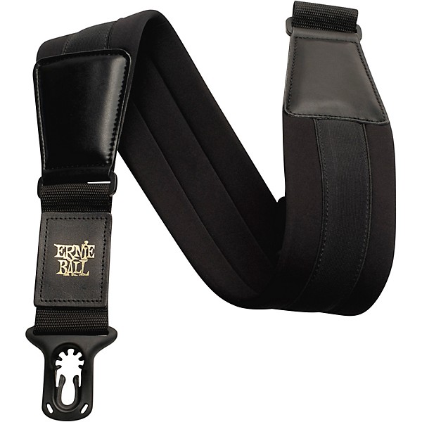 Neoprene Polylock Guitar Strap Black 3 in