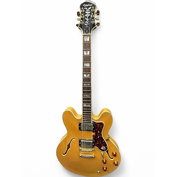 Used Epiphone Sheraton II Natural Hollow Body Electric Guitar