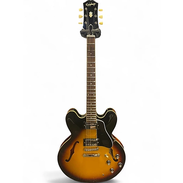 Used Epiphone ES335 IG Tobacco Burst Hollow Body Electric Guitar