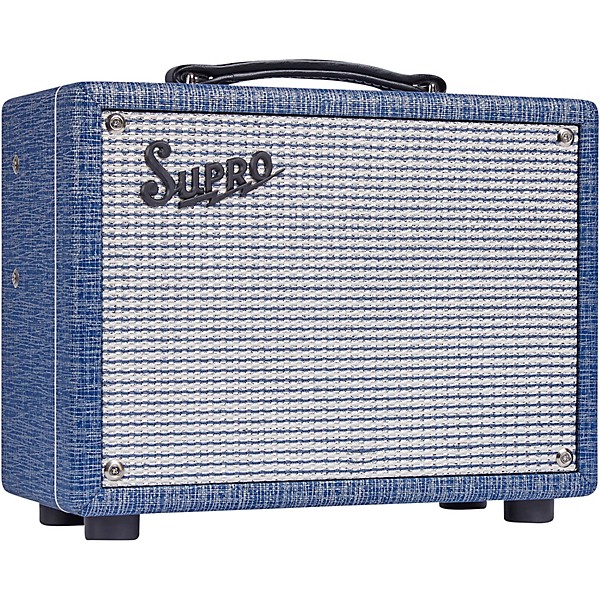 1606J 64 Super 5W 1x8 Tube Guitar Combo Amp Blue