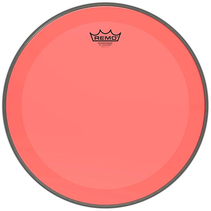 Powerstroke P3 Colortone Red Bass Drum Head
