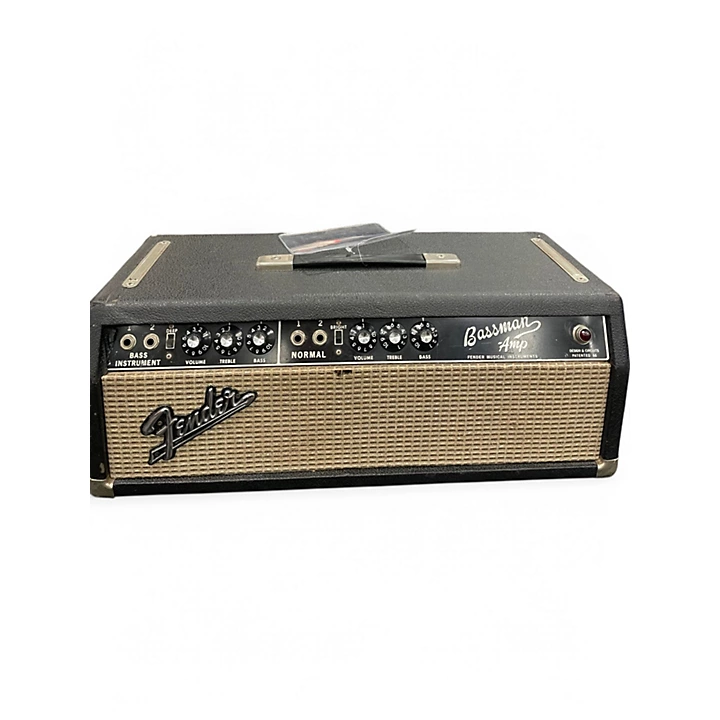 Vintage 1966 Fender BASSMAN HEAD Tube Guitar Amp Head