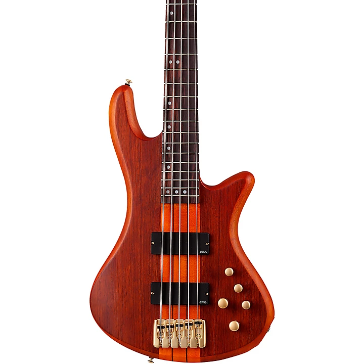 Schecter Guitar Research Stiletto Studio 5 Bass Level 2 Satin Honey