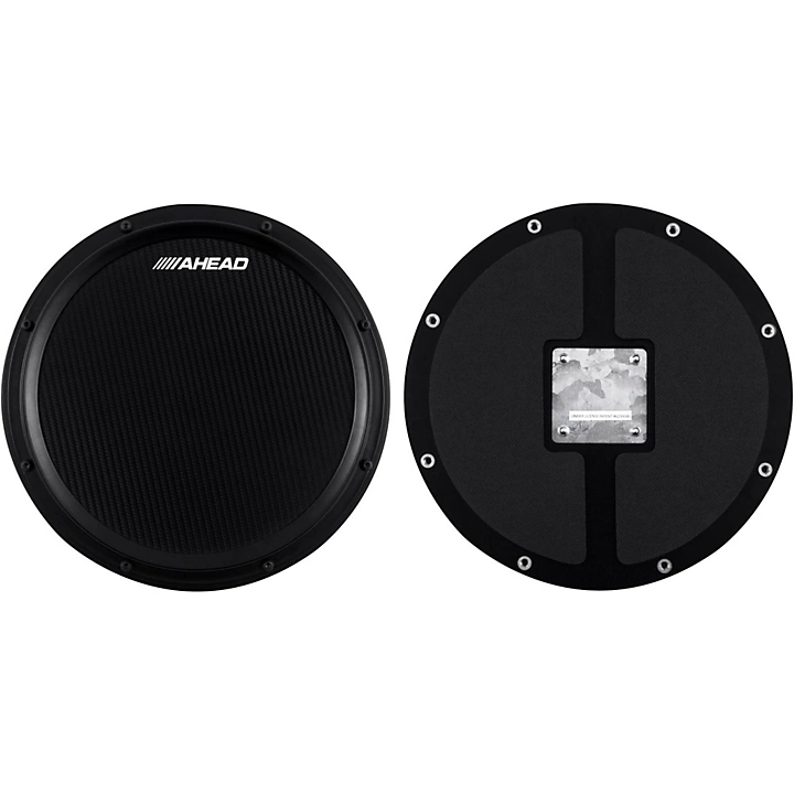 S Hoop Marching Practice Pad with Snare Sound Black Black