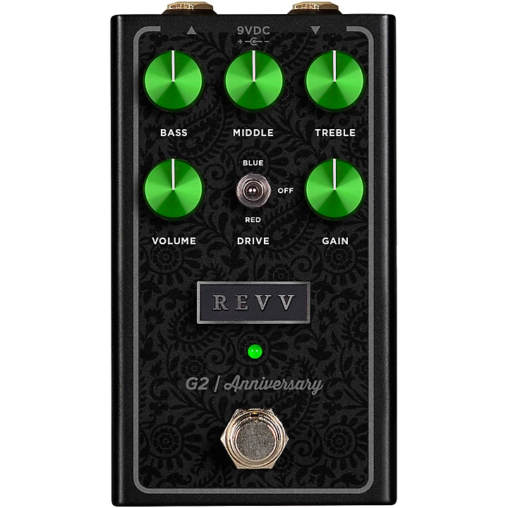 G2 Anniversary Edition Overdrive Effects Pedal Black