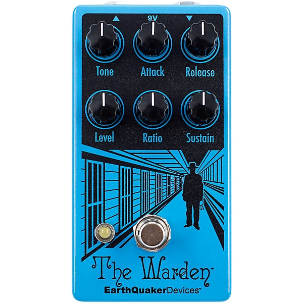 The Warden V2 Optical Compressor Effects Pedal