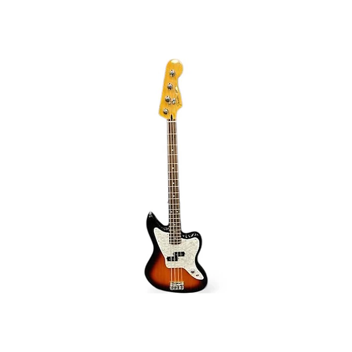 Fender Used Fender MARK HOPPUS JAG 3 Tone Sunburst Electric Bass Guitar.gc