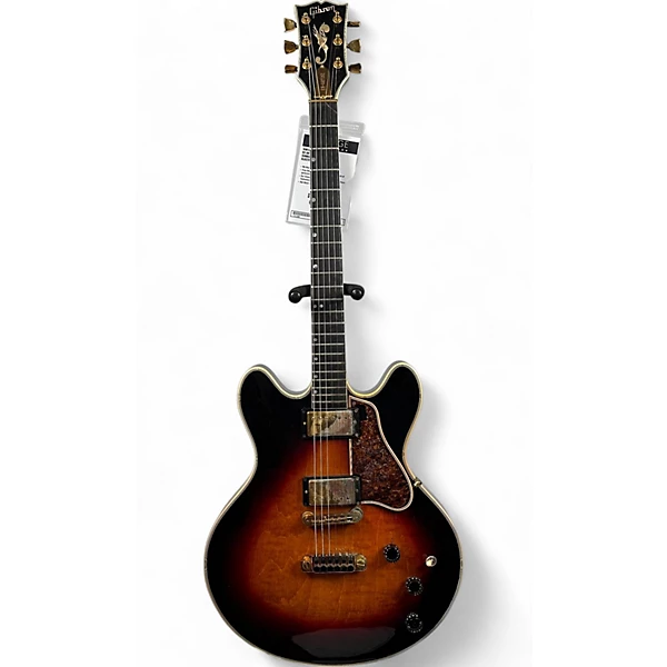 Vintage 1980 Gibson Es Artist 2 Color Sunburst Hollow Body Electric Guitar