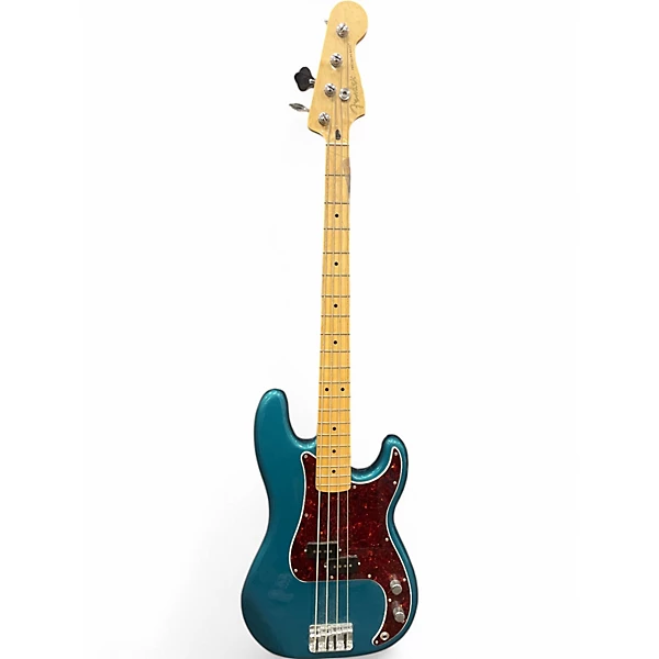 Used Fender Player Precision Bass Tortoise Shell Electric Bass Guitar