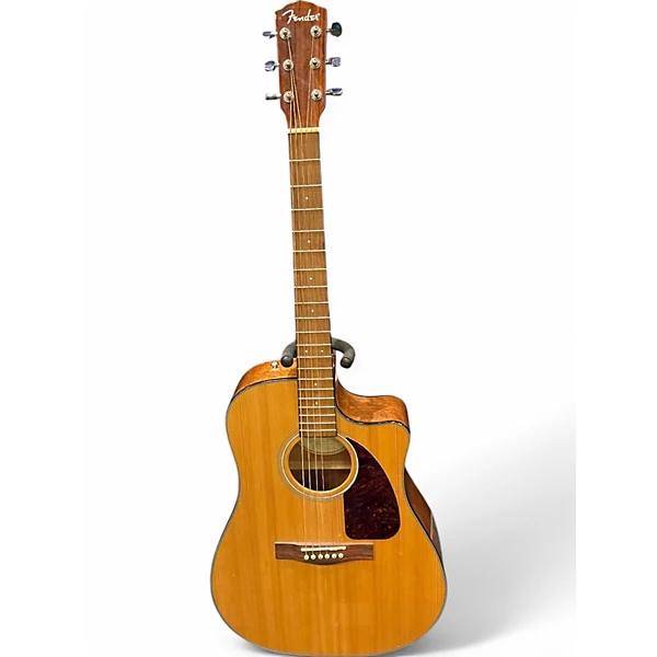 Used Fender CD104SCE Natural Acoustic Electric Guitar