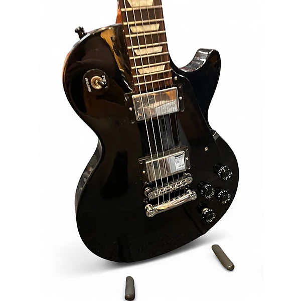 Used Gibson Les Paul Studio Deluxe Black Solid Body Electric Guitar