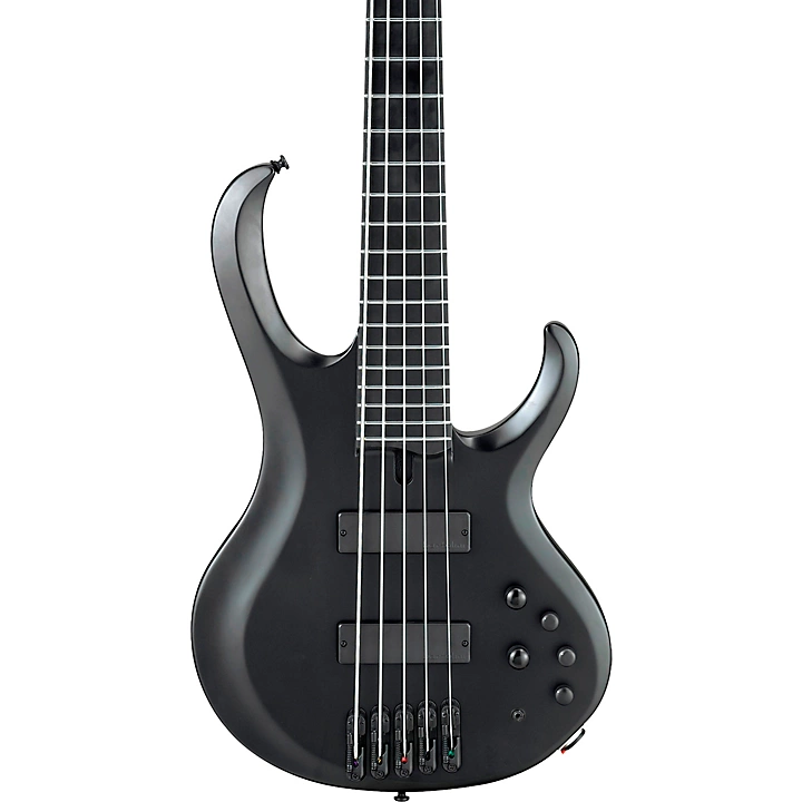 Ibanez BTB625EX 5 String Electric Bass Black Flat