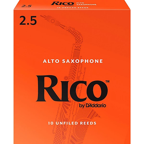 Alto Saxophone Reeds Box of 10 Strength 25