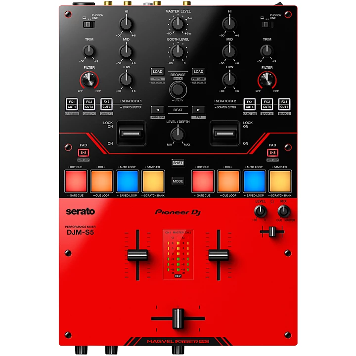 DJM S5 2 Channel Serato Scratch Mixer