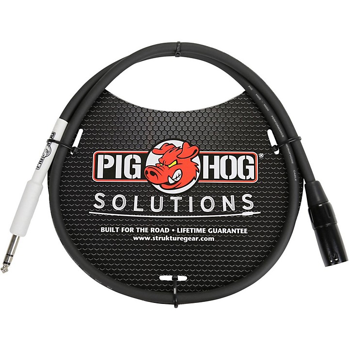 Solutions XLRM to 1 4 TRS Adapter Cable 3 ft 6 ft