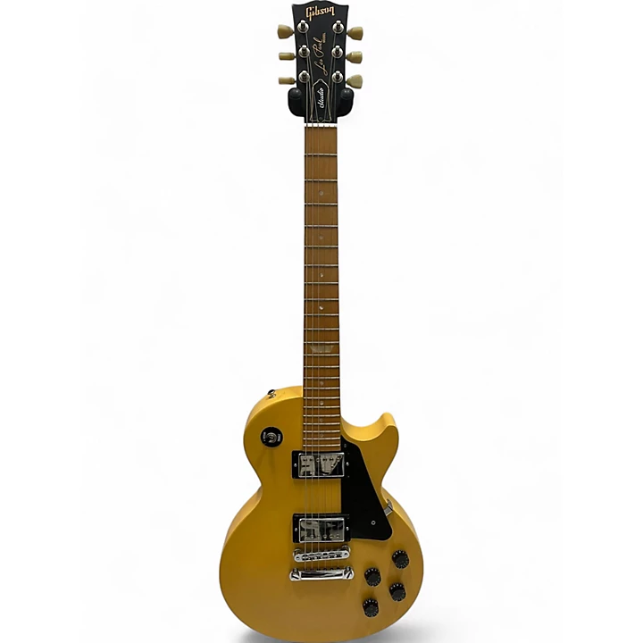 Used 2009 Gibson Les Paul Studio Raw Power Gold Solid Body Electric Guitar
