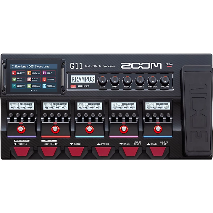 Zoom G11 Multi Effects Processor With Expression Pedal