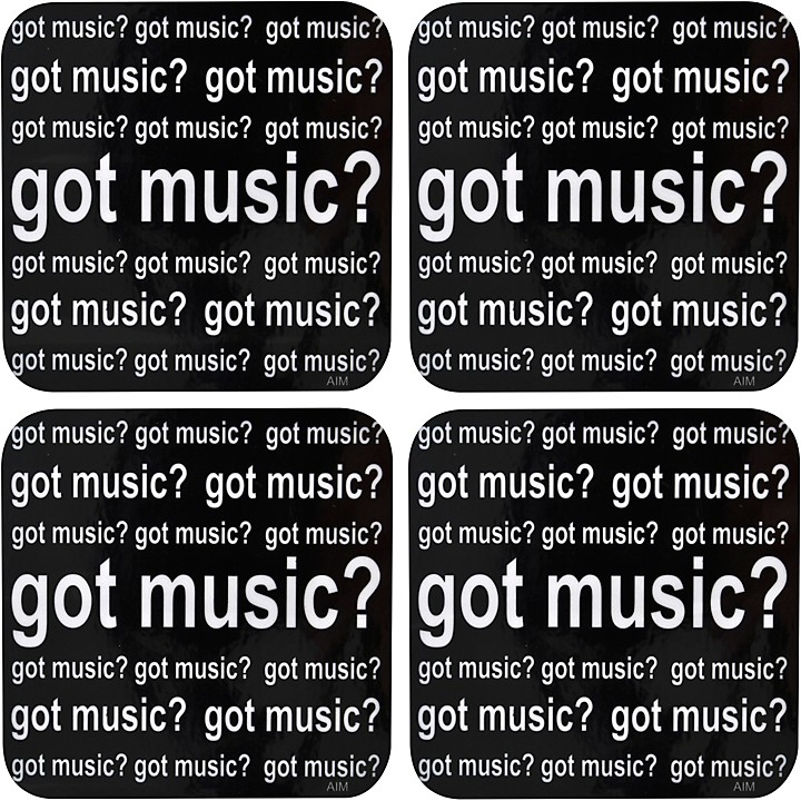 Got Music Vinyl Coaster 4 Pack