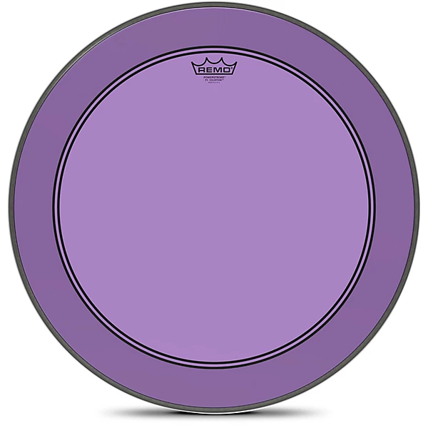Powerstroke P3 Colortone Purple Bass Drum Head 22 in