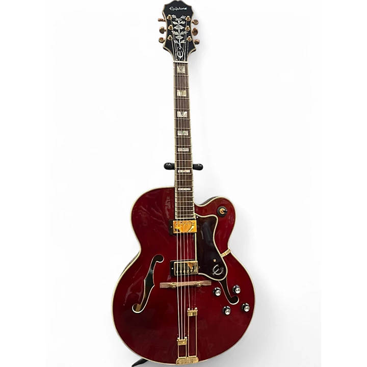 Used 2023 Epiphone Broadway Wine Red Hollow Body Electric Guitar