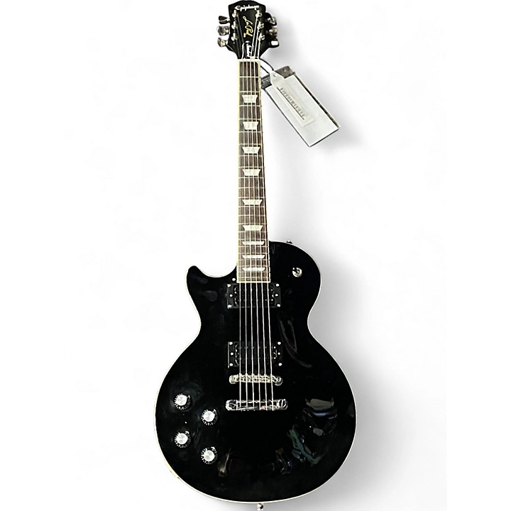 Used Epiphone Les Paul Standard Left Handed Black Electric Guitar