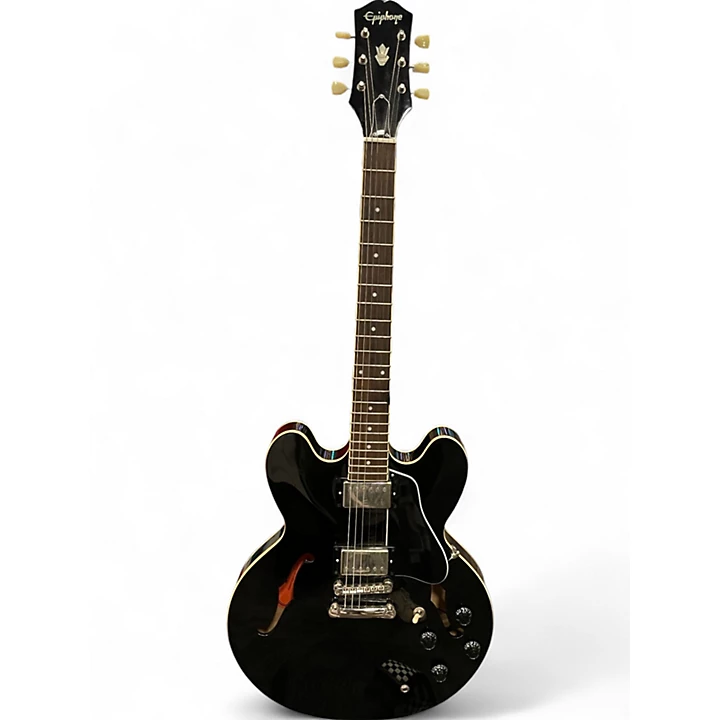 Epiphone Used Epiphone ES355 BLACK Hollow Body Electric Guitar