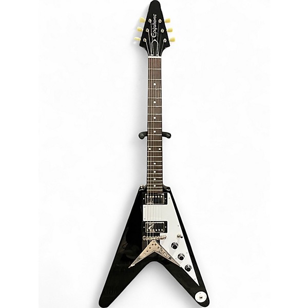 Epiphone Used Epiphone Flying V Black Solid Body Electric Guitar