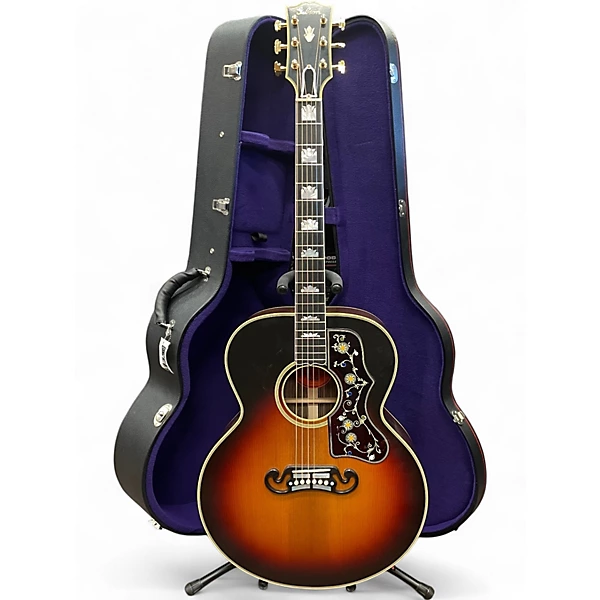 Used 2024 Gibson Pre War SJ 200 Rosewood Vintage Sunburst Acoustic Guitar