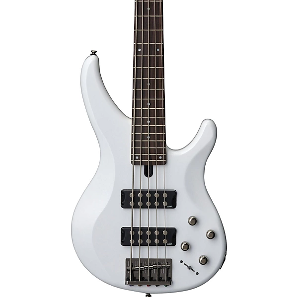 Yamaha TRBX305 5 String Electric Bass White Rosewood Fretboard