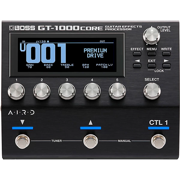 GT 1000CORE Multi Effects Processor Black