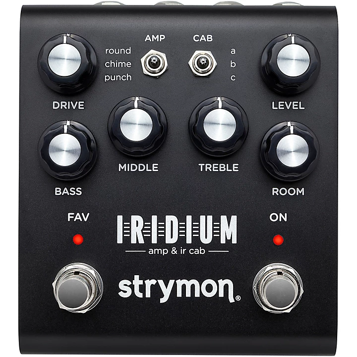 Strymon Iridium Amp and IR Cab Simulator Effects Pedal Black