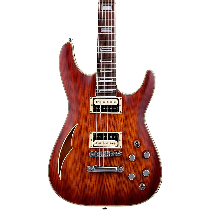 C 1 EA Classic Semi Hollow Electric Guitar Faded Vintage Sunburst