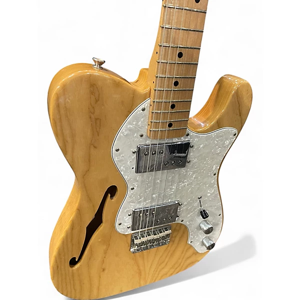 Used Fender CLASSIC 72 THINELINE Natural Hollow Body Electric Guitar