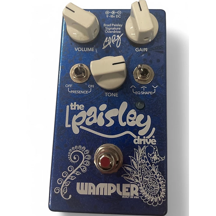 Used Wampler Brad Paisley Signature Overdrive Effect Pedal