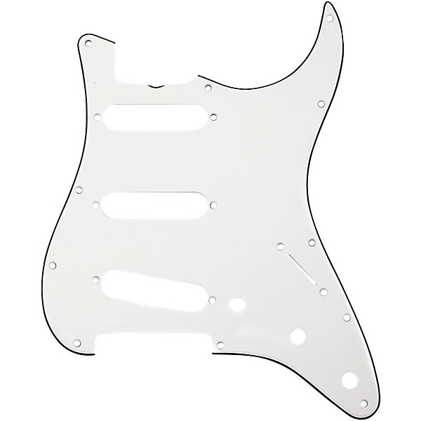 Pure Vintage 65 Stratocaster Pickguard Eggshell White