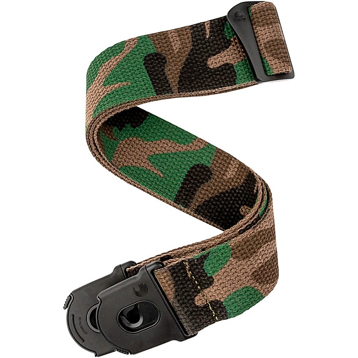 50 mm Nylon Guitar Strap Planet Lock Camo Camo 2 in
