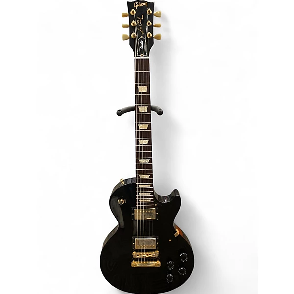 Used Gibson Les Paul Studio Black Solid Body Electric Guitar