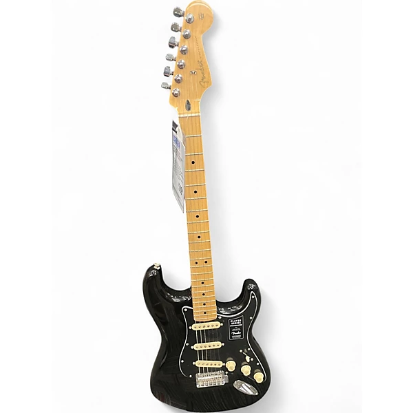 Used Fender Player Stratocaster Black Solid Body Electric Guitar