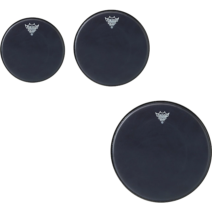 Black Suede Emperor New Fusion Tom Drumhead Pack
