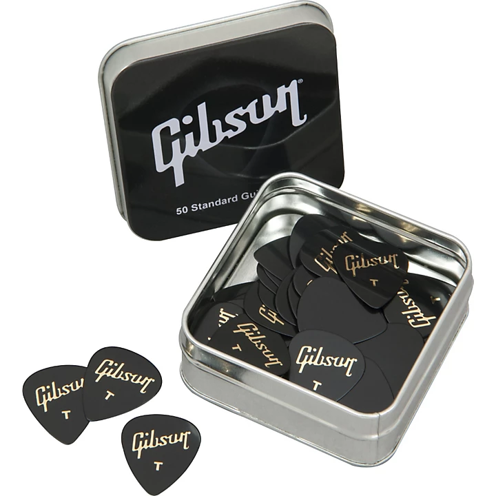 Guitar Pick Tin 50 Standard Picks Heavy