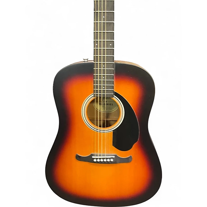 Used Fender fa125 2 Color Sunburst Acoustic Guitar