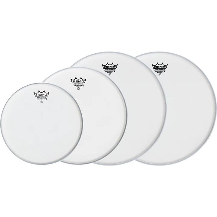 Ambassador X Fusion Drumhead Pack Buy 3 Get a Free