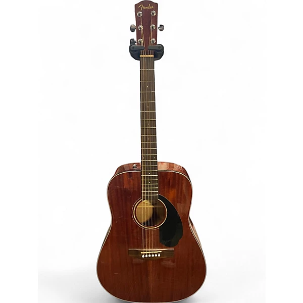 Used Fender CD60 Mahogany Mahogany Acoustic Guitar