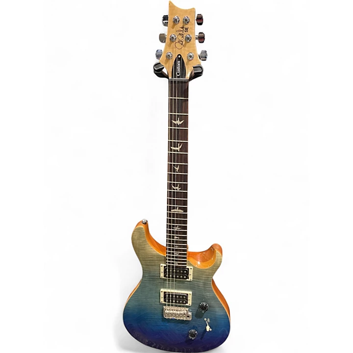 PRS Used PRS SE Custom 24 OCEAN BURST Solid Body Electric Guitar.gc