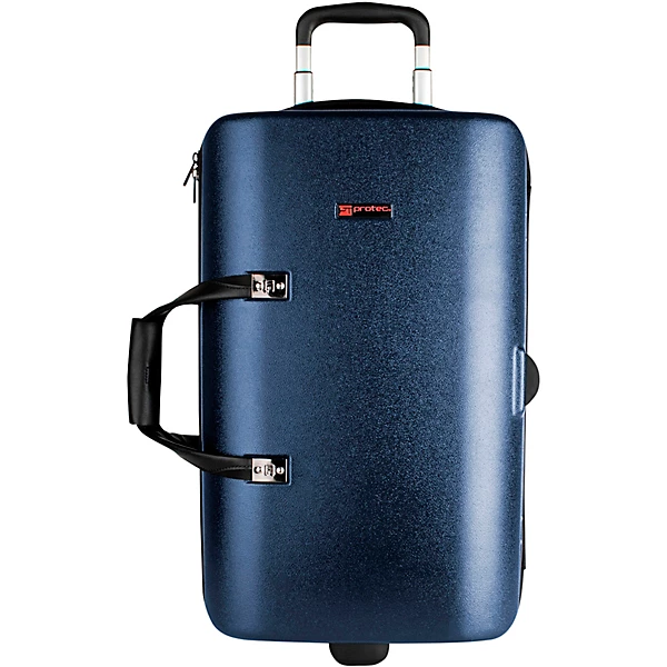 Single Double Triple Horn ZIP ABS Case Blue