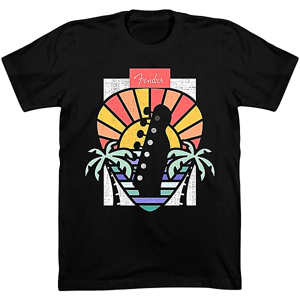 Palm Tree T Shirt XX Large Black