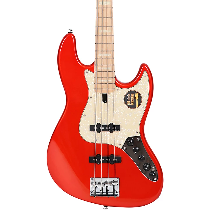 Marcus Miller V7 Swamp Ash 4 String Bass Bright Metallic Red