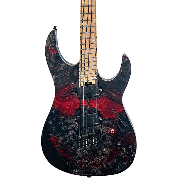 Legator Ninja 6 String Multi Scale X Series Electric Guitar Black Widow