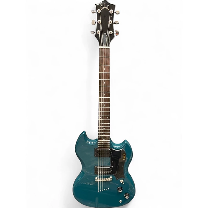 Used Guild polara Blue Solid Body Electric Guitar
